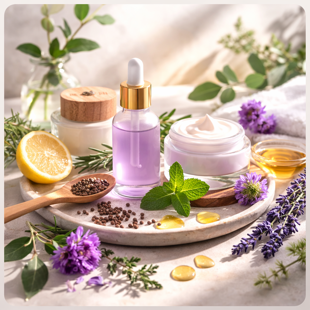 Feel good in your skin with plant-based skincare that nourishes and supports.